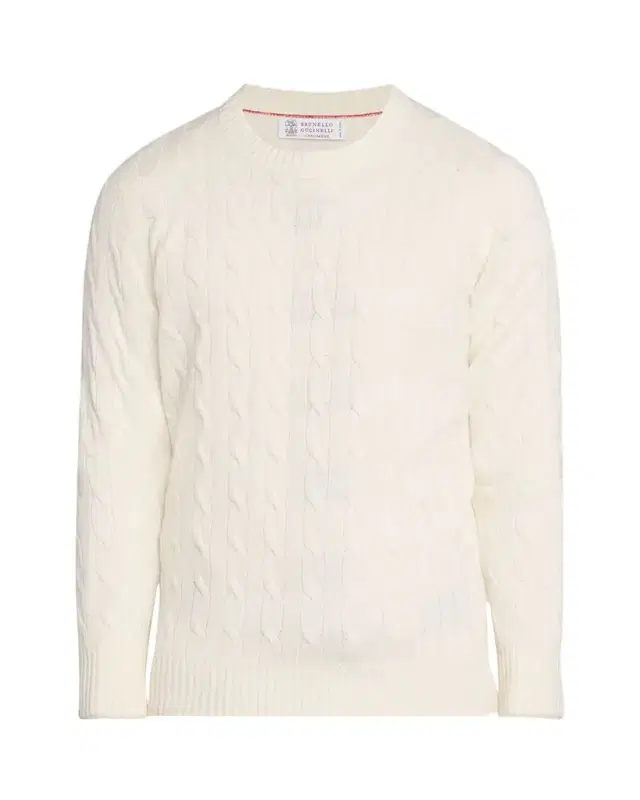 Brunello Cucinelli Men 's Cashmere Cable Knit Crewneck Sweater