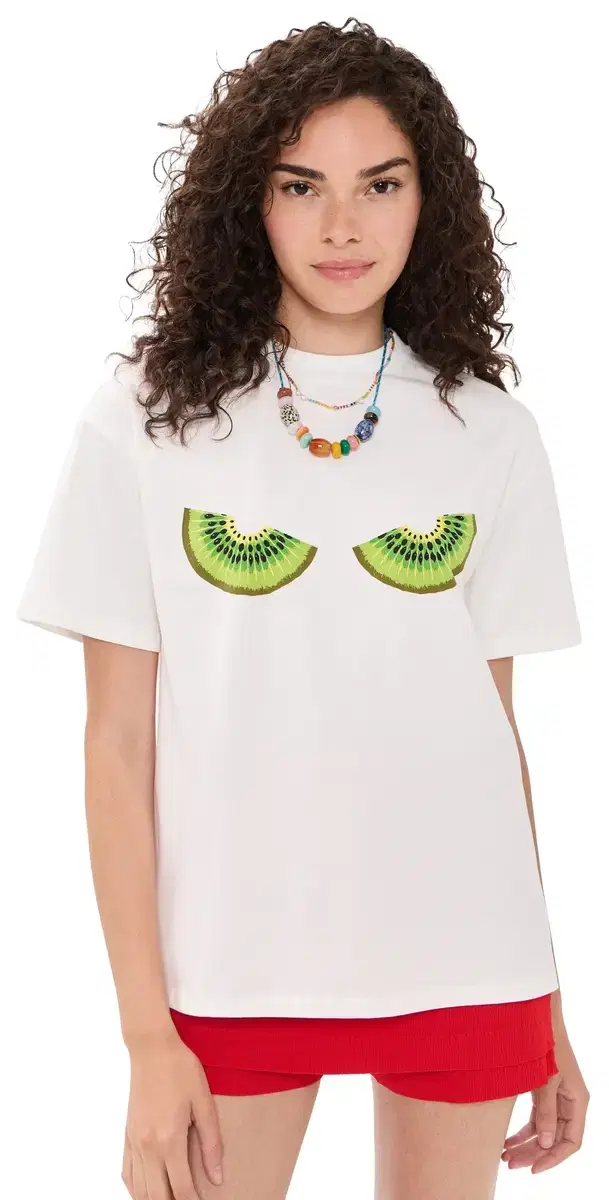 Never Fully Dressed Kiwi T-Shirt White