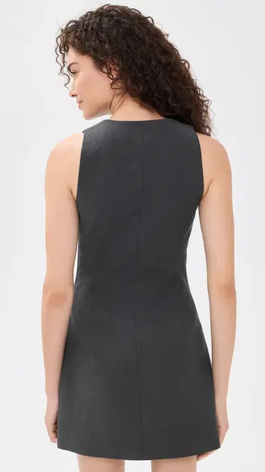 SIR. Mathias Tailored Mini Dress Slate | Thumbnail 3 SIR. Mathias Tailored Mini Dress Slate | Thumbnail 3