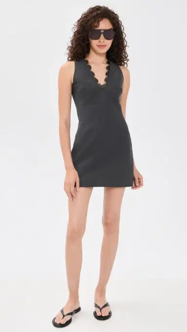 SIR. Mathias Tailored Mini Dress Slate | Thumbnail 5 SIR. Mathias Tailored Mini Dress Slate | Thumbnail 5