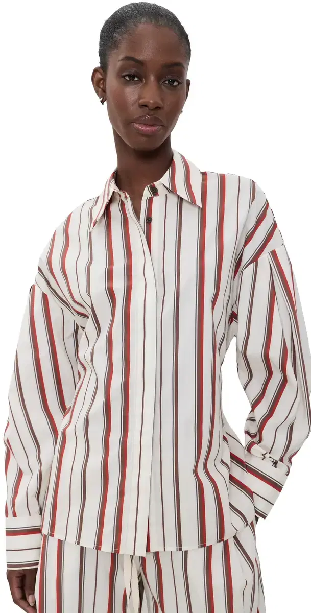 SIR. Alva Long Sleeve Shirt Laila Stripe
