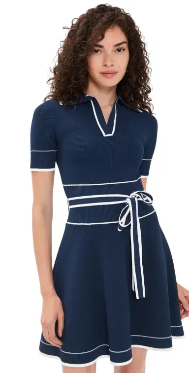 Shoshanna aren Dress Navy/ | Thumbnail 1 Shoshanna aren Dress Navy/ | Thumbnail 1