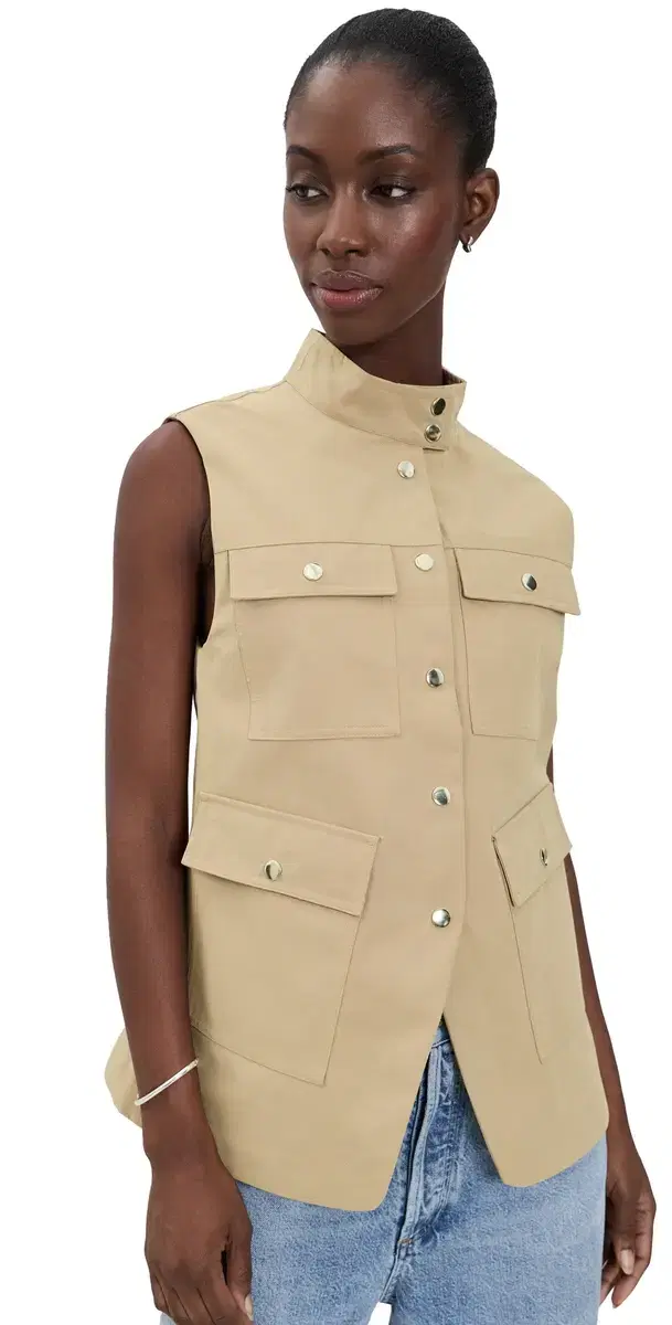ALIGNE Winnie Pocket Vest Camel