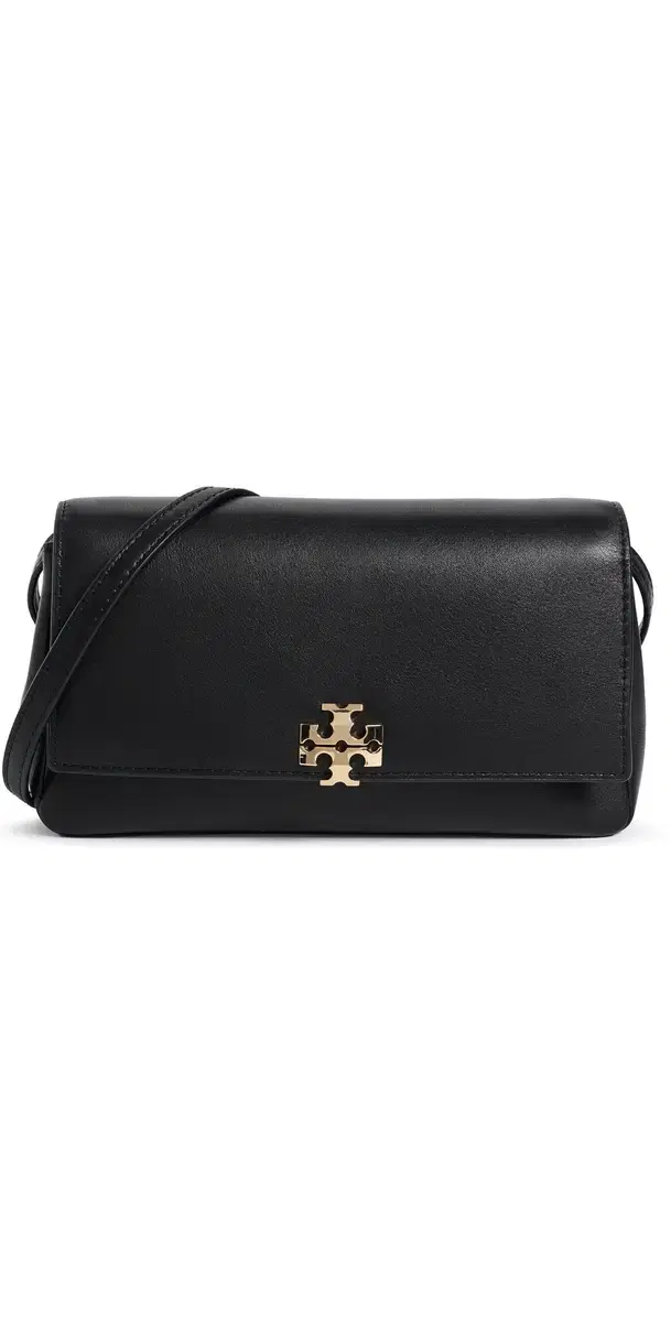 Tory Burch Charlie Wallet On Chain Black One Size