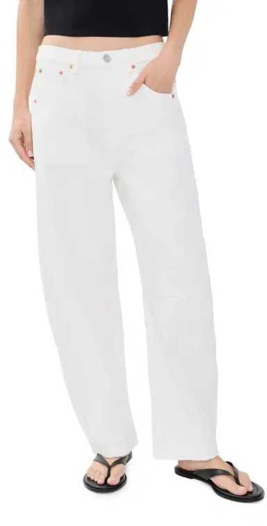 PARKE Horseshoe Jeans White | Thumbnail 1