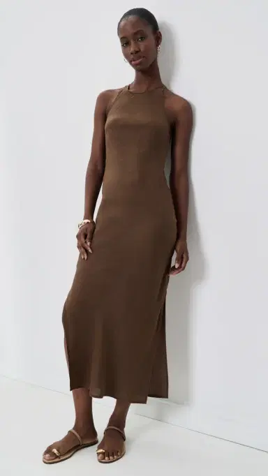 James Perse Canvas Linen Long Dress | Thumbnail 2 James Perse Canvas Linen Long Dress | Thumbnail 2