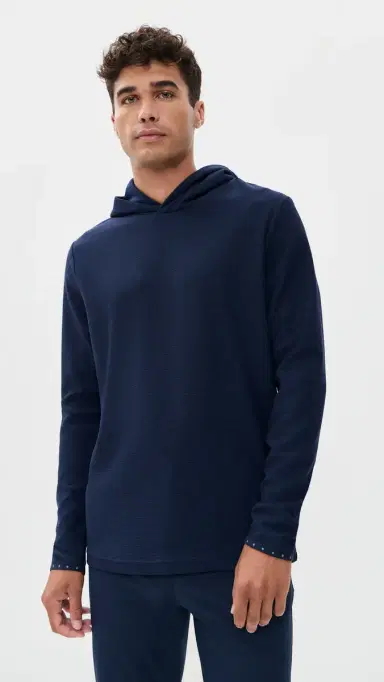 Greyson Traverse Waffle Hoodie altese Blue | Thumbnail 2