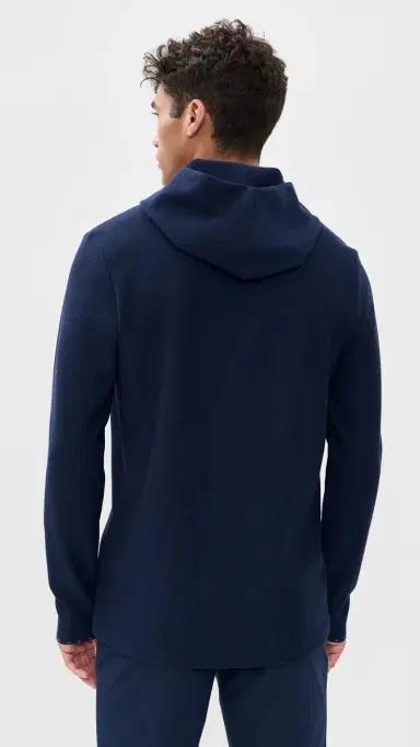 Greyson Traverse Waffle Hoodie altese Blue | Thumbnail 3