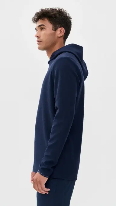 Greyson Traverse Waffle Hoodie altese Blue | Thumbnail 4