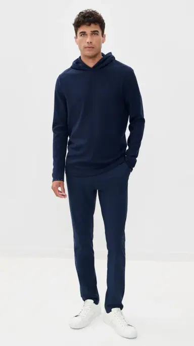 Greyson Traverse Waffle Hoodie altese Blue | Thumbnail 5