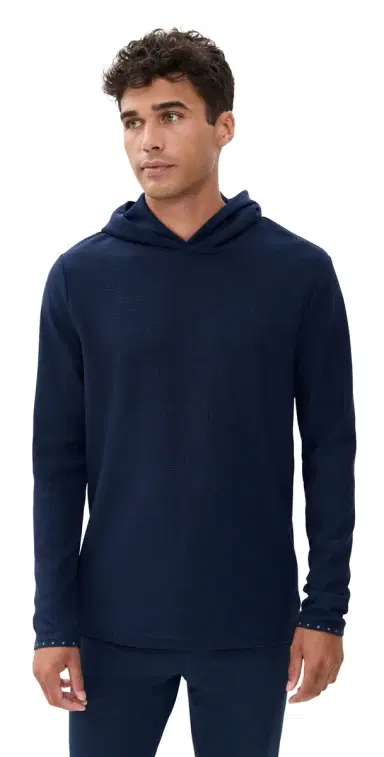 Greyson Traverse Waffle Hoodie altese Blue | Thumbnail 1