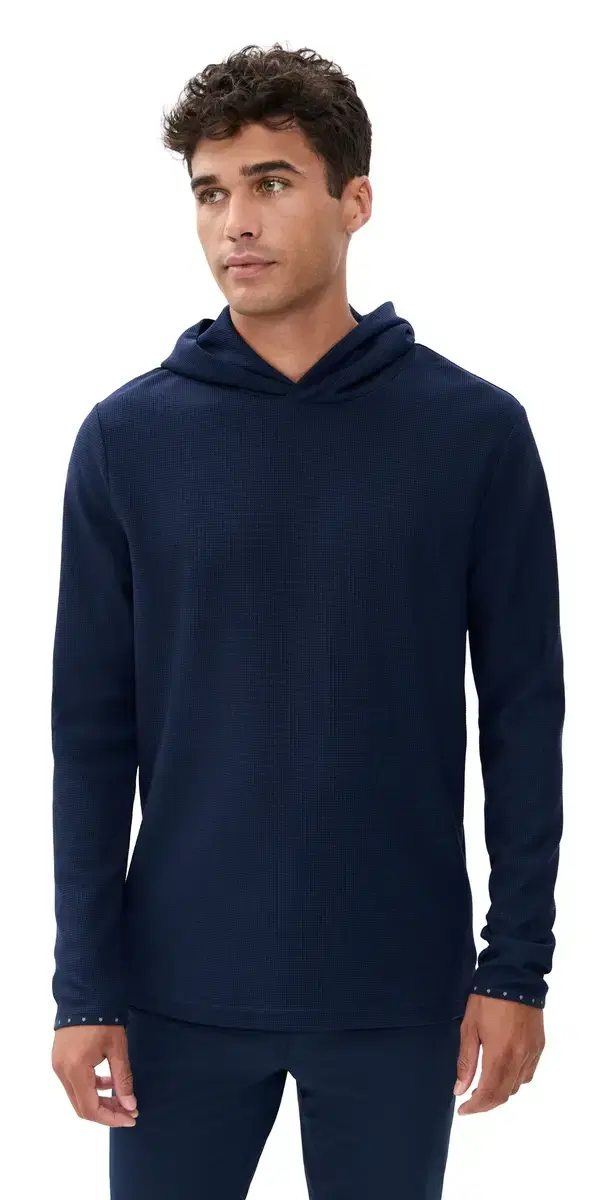 Greyson Traverse Waffle Hoodie altese Blue