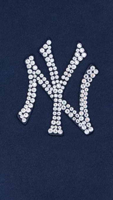 Sporty & Rich Yankees Krystal Zip Hoodie Dark Navy/White S | Thumbnail 6 Sporty & Rich Yankees Krystal Zip Hoodie Dark Navy/White S | Thumbnail 6