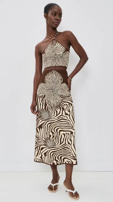 Alexis Gala Top Brown Blossom | Thumbnail 5 Alexis Gala Top Brown Blossom | Thumbnail 5