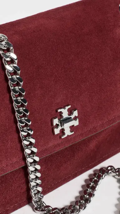 Tory Burch Kira Turnlock Suede Shoulder Bag | Thumbnail 4