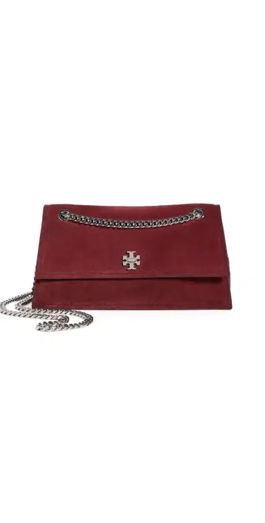 Tory Burch Kira Turnlock Suede Shoulder Bag | Thumbnail 1