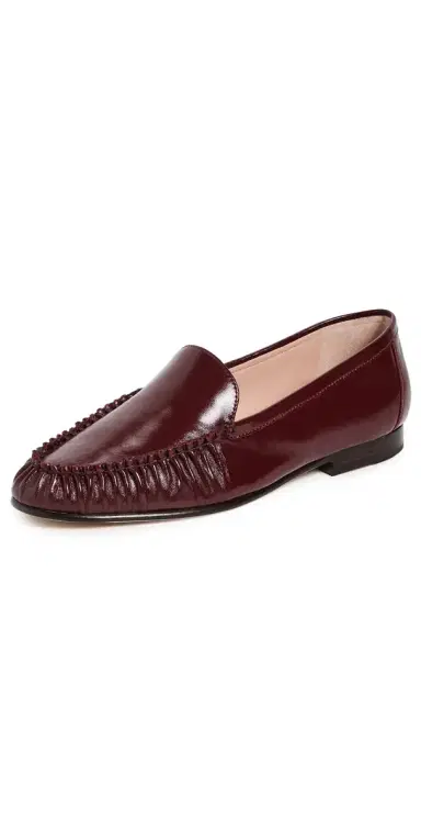 Veronica Beard Prilla Loafers Burgundy | Thumbnail 1 Veronica Beard Prilla Loafers Burgundy | Thumbnail 1