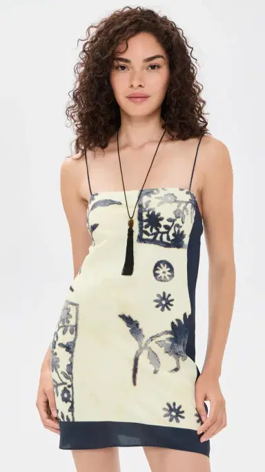 SIR. Phillipa Slip Mini Dress Eira Midnight | Thumbnail 2