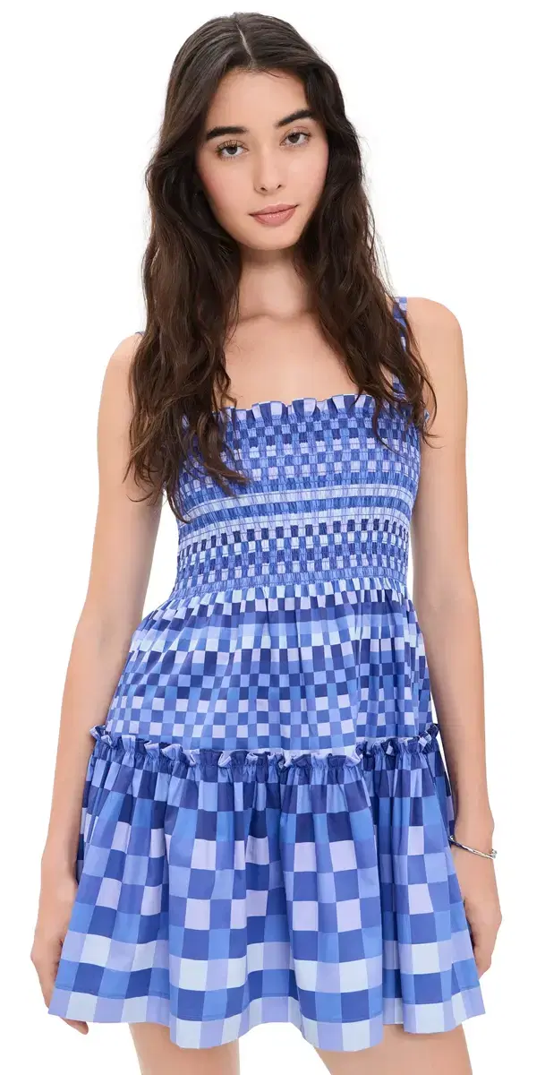 Hill House Home The Seraphina Mini Nap Dress Geo Gingham