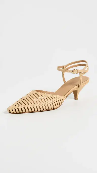 Ulla Johnson Francine Cage Kitten Heels Miele | Thumbnail 2 Ulla Johnson Francine Cage Kitten Heels Miele | Thumbnail 2