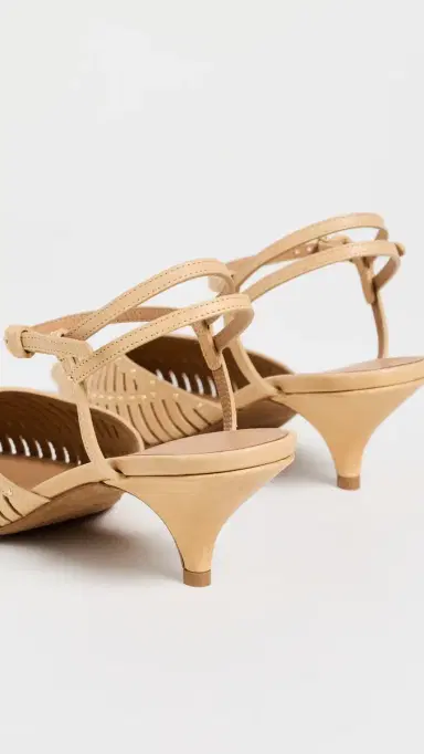 Ulla Johnson Francine Cage Kitten Heels Miele | Thumbnail 4 Ulla Johnson Francine Cage Kitten Heels Miele | Thumbnail 4