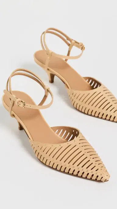 Ulla Johnson Francine Cage Kitten Heels Miele | Thumbnail 5 Ulla Johnson Francine Cage Kitten Heels Miele | Thumbnail 5
