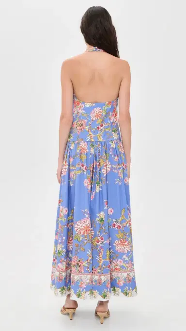 Hemant & Nandita Hema Maxi Dress Blue | Thumbnail 3 Hemant & Nandita Hema Maxi Dress Blue | Thumbnail 3