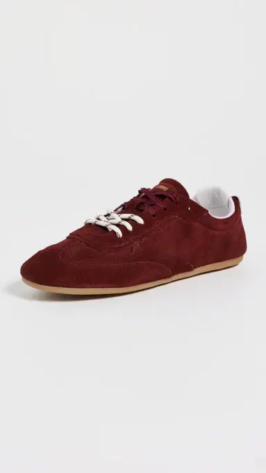 ALOHAS Tb.24 Suede Leather Sneakers Suede Burgundy #1 41 | Thumbnail 2