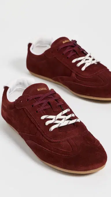 ALOHAS Tb.24 Suede Leather Sneakers Suede Burgundy #1 41 | Thumbnail 5