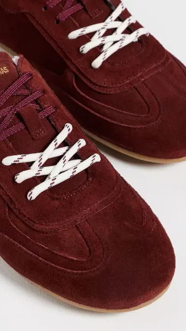 ALOHAS Tb.24 Suede Leather Sneakers Suede Burgundy #1 41 | Thumbnail 6