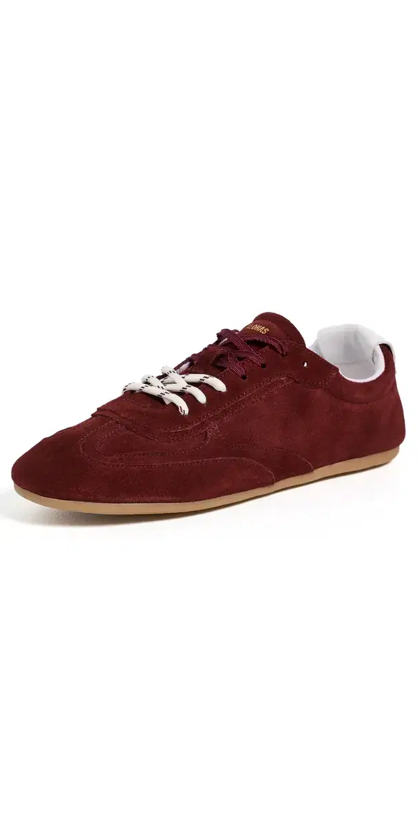 ALOHAS Tb.24 Suede Leather Sneakers Suede Burgundy #1