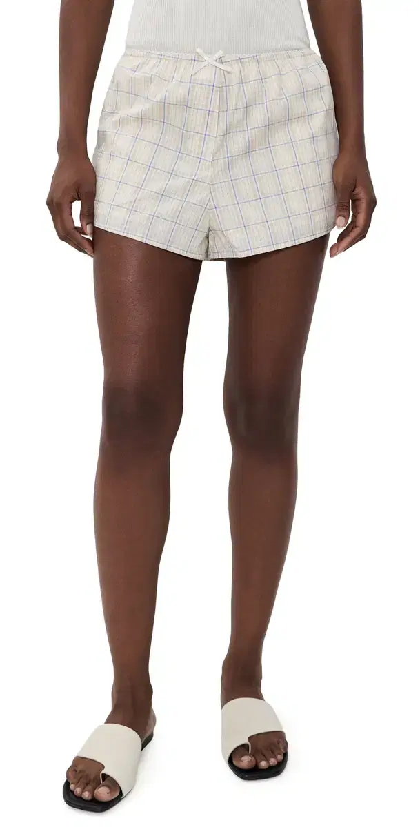 FAITHFULL Leya Shorts Flor Check/Antique White