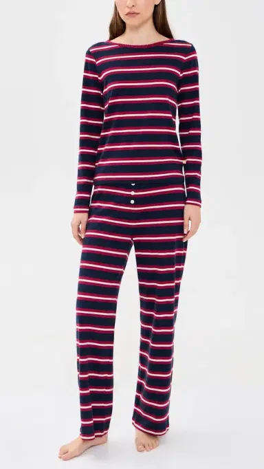 Cozyland by Morgan Lane Ellie Pajama Set Rugby S | Thumbnail 2