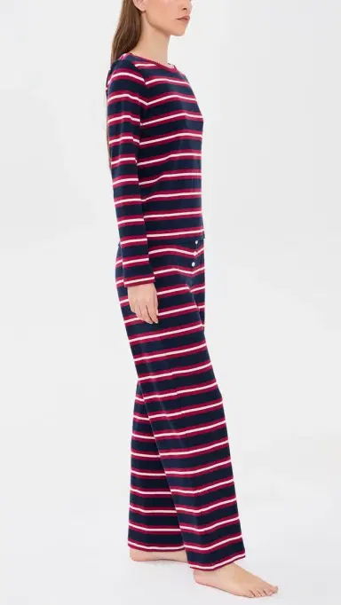Cozyland by Morgan Lane Ellie Pajama Set Rugby S | Thumbnail 4
