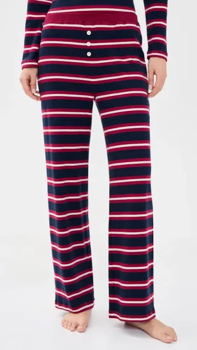 Cozyland by Morgan Lane Ellie Pajama Set Rugby S | Thumbnail 5