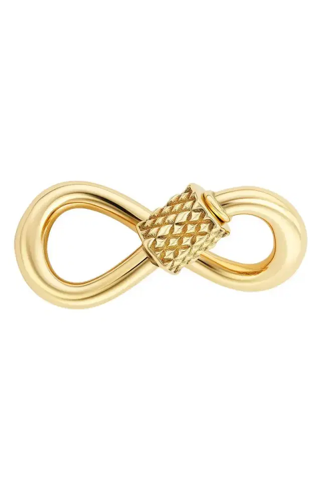 Marla Aaron Baby DNA Lock - Yellow Gold