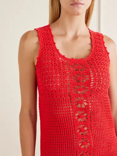 Terry Puesto Poolside Scalloped Crocheted Organic-cotton Mini Dress | Thumbnail 4 Terry Puesto Poolside Scalloped Crocheted Organic-cotton Mini Dress | Thumbnail 4