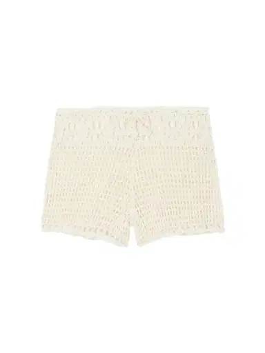 Terry Puesto Lido Crocheted Organic Cotton Shorts | Thumbnail 1