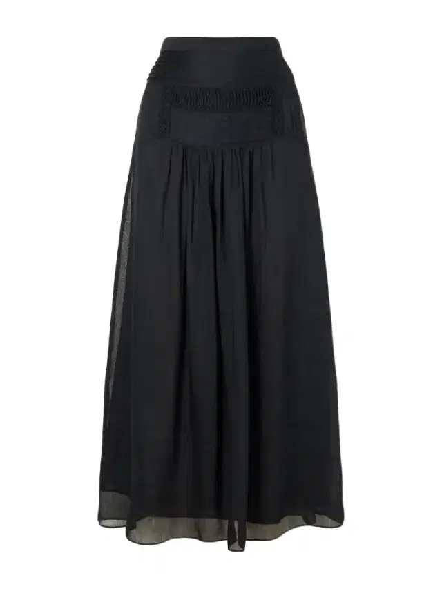 Marant Étoile Pylka Embroidered Crepon Midi Skirt