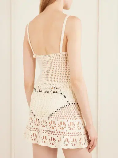 Terry Puesto Tuffo Crochet-knit Organic-cotton Tank | Thumbnail 3 Terry Puesto Tuffo Crochet-knit Organic-cotton Tank | Thumbnail 3