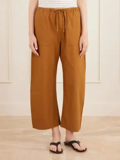 LESET Kyoto Cotton Wide-leg Pants | Thumbnail 3