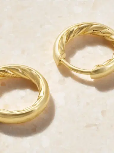 David Yurman Mercer® 18-karat Gold Earrings | Thumbnail 3