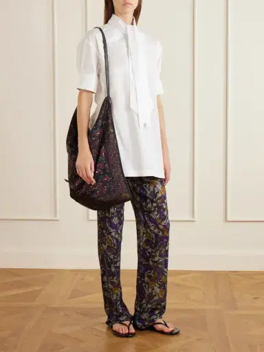 Dries Van Noten Printed Satin Shoulder Bag | Thumbnail 3 Dries Van Noten Printed Satin Shoulder Bag | Thumbnail 3