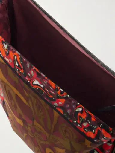 Dries Van Noten Printed Satin Shoulder Bag | Thumbnail 6 Dries Van Noten Printed Satin Shoulder Bag | Thumbnail 6