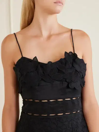 Isabel Marant Reola Embroidered Ramie Mini Dress | Thumbnail 4