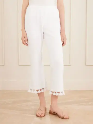 Cap d’Antibes Morgane Cotton-terry Straight-leg Pants | Thumbnail 3 Cap d’Antibes Morgane Cotton-terry Straight-leg Pants | Thumbnail 3