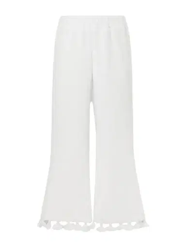 Cap d’Antibes Morgane Cotton-terry Straight-leg Pants | Thumbnail 1 Cap d’Antibes Morgane Cotton-terry Straight-leg Pants | Thumbnail 1