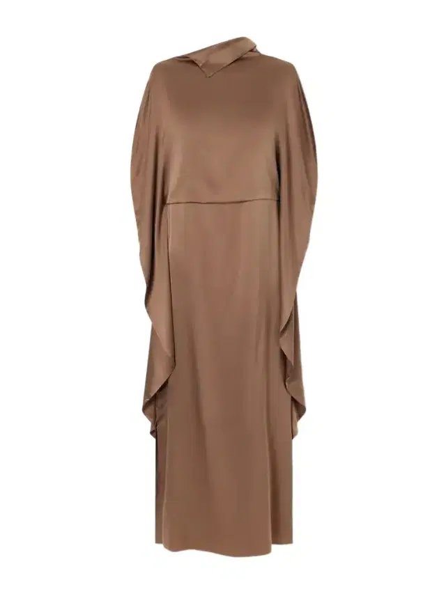 Ruohan Ikra Cape-effect Draped Silk-habotai Maxi Dress