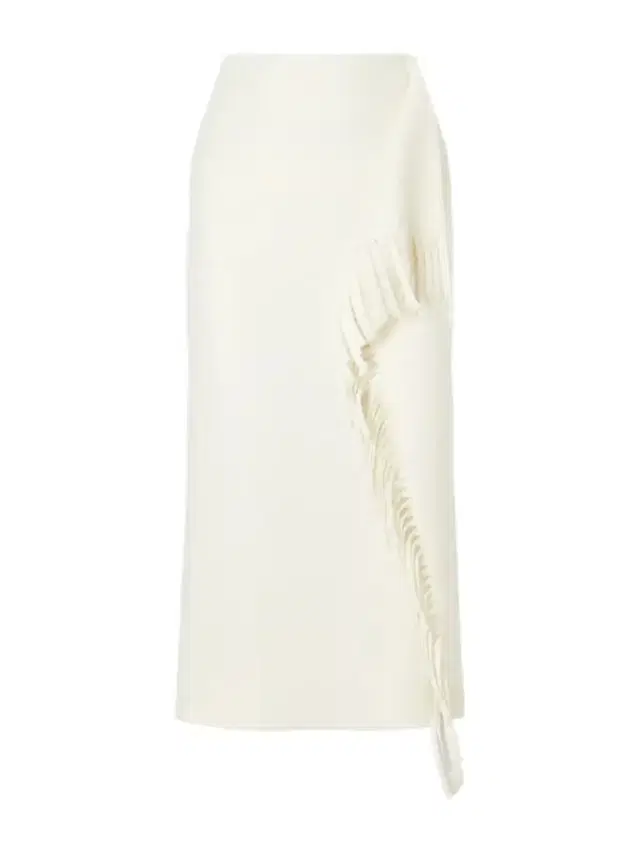 Lanvin Fringed Wool-blend Midi Skirt