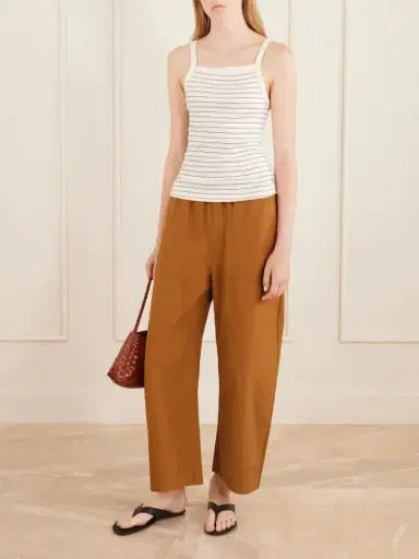 LESET Nando Striped Ribbed Cotton Tank | Thumbnail 2 LESET Nando Striped Ribbed Cotton Tank | Thumbnail 2
